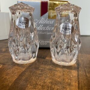 Gorham Crystal Salt and Pepper Shakers
